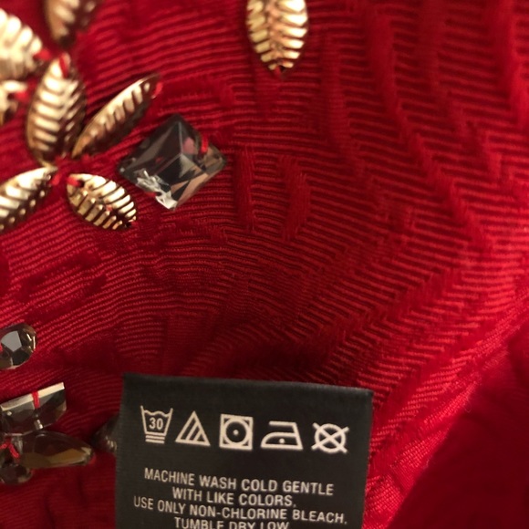 Anthropologie Red Evening Dress - Size 4 - Picture 6 of 8